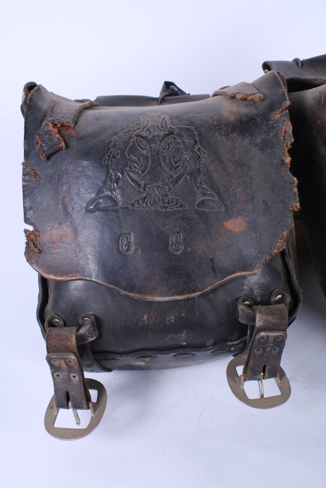 Saddle Bags "Wild Hawg" for Motorcycle