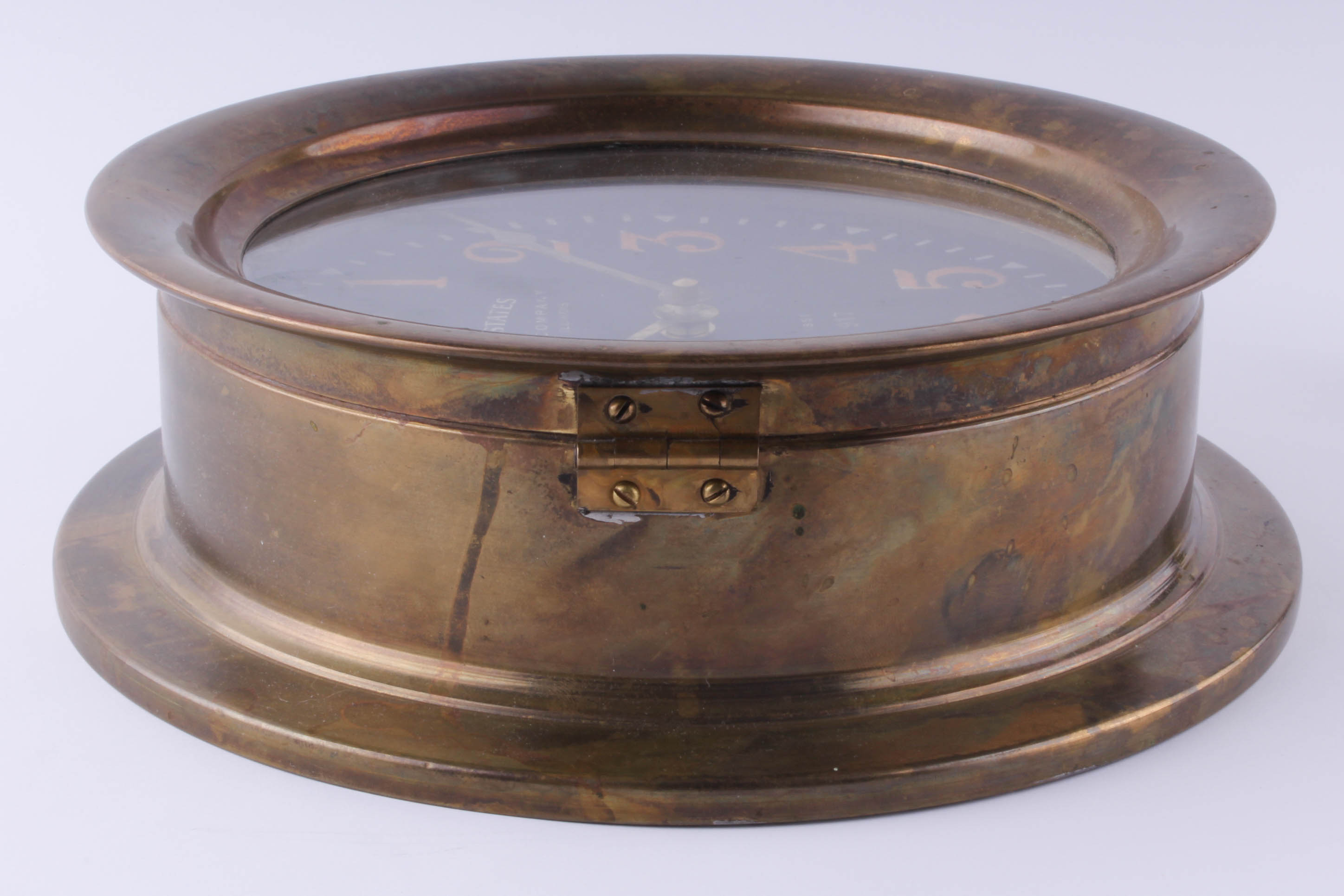 Reproduction Ship's Boiler Room Clock by Timeworks