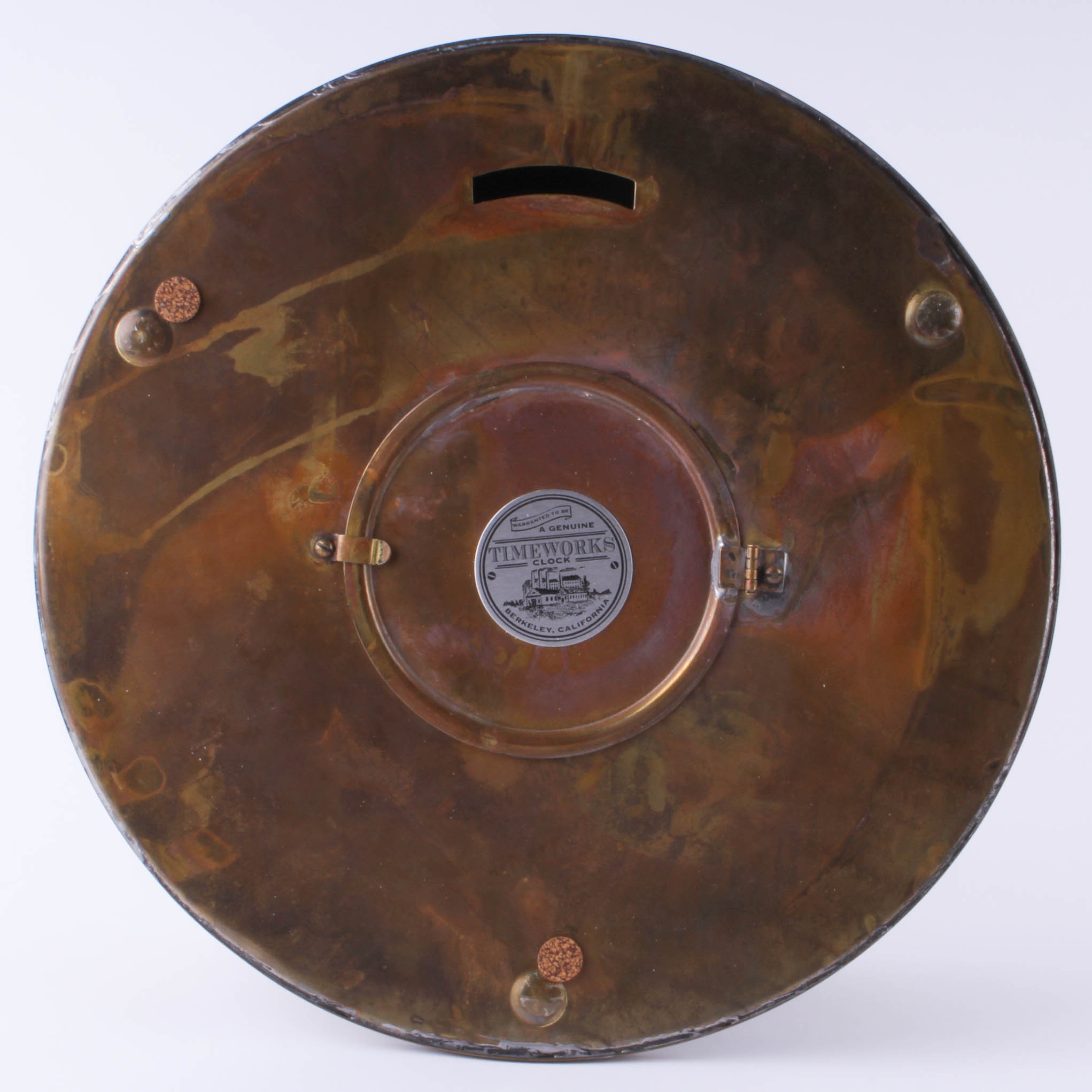 Reproduction Ship's Boiler Room Clock by Timeworks