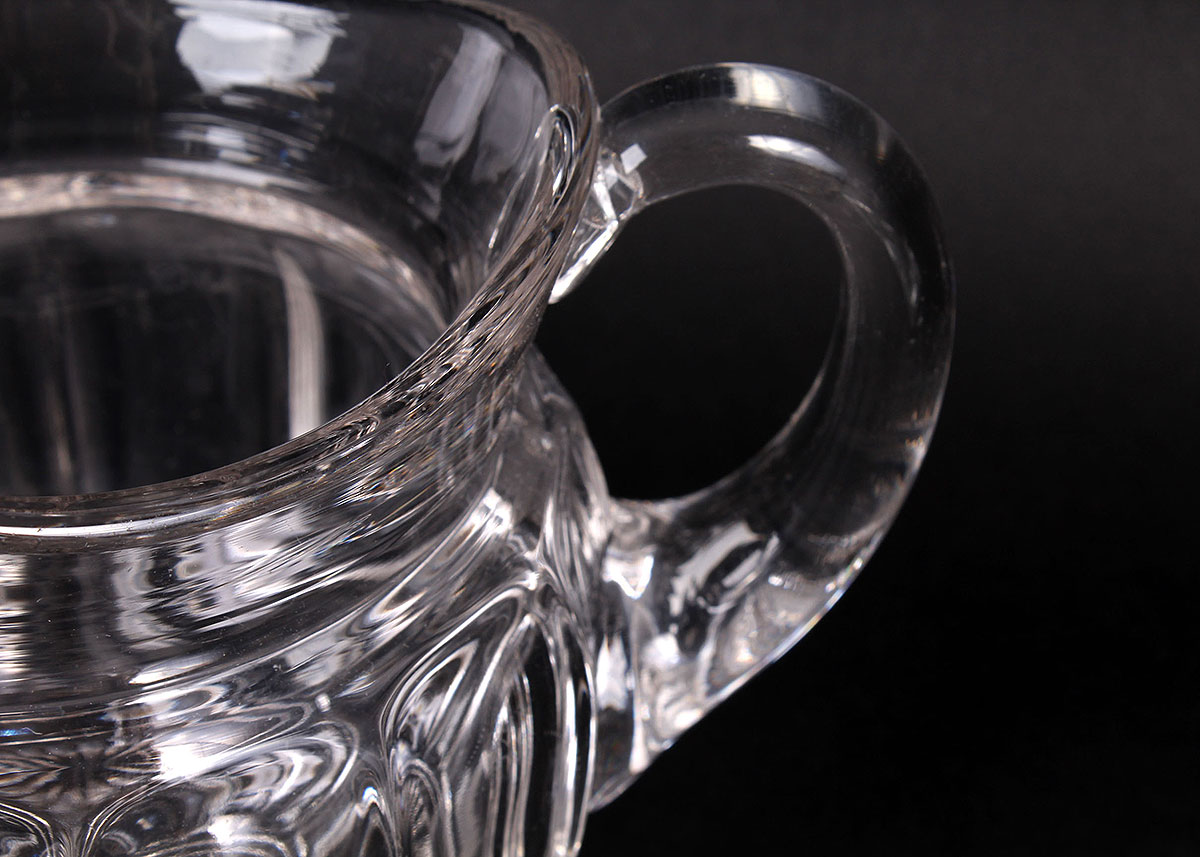 Pressed Glass with Floral Motif