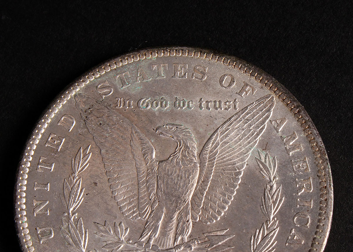 Four 1883-O Morgan Silver Dollars