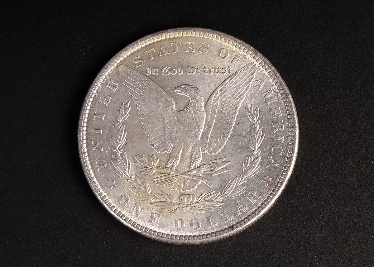 Three Morgan Silver Dollars