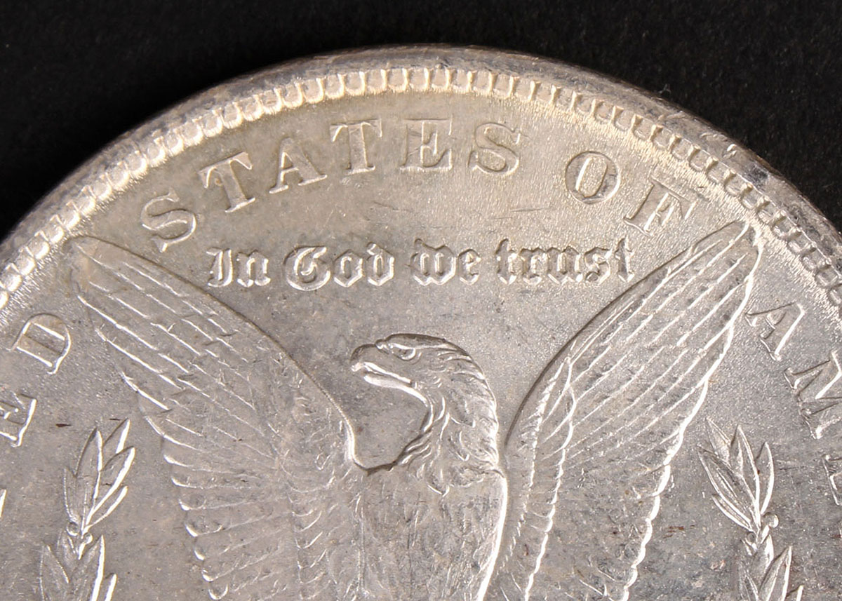 Three Morgan Silver Dollars