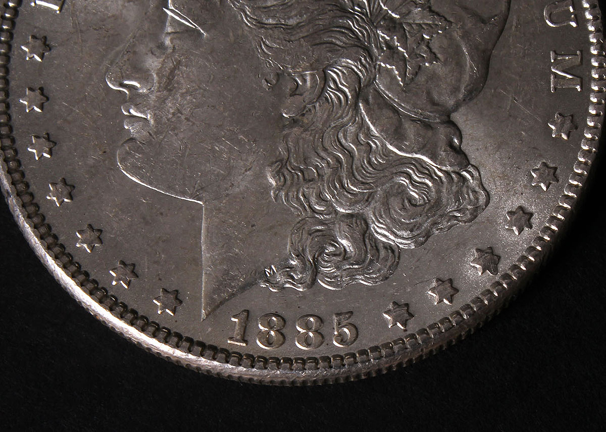 Three Morgan Silver Dollars