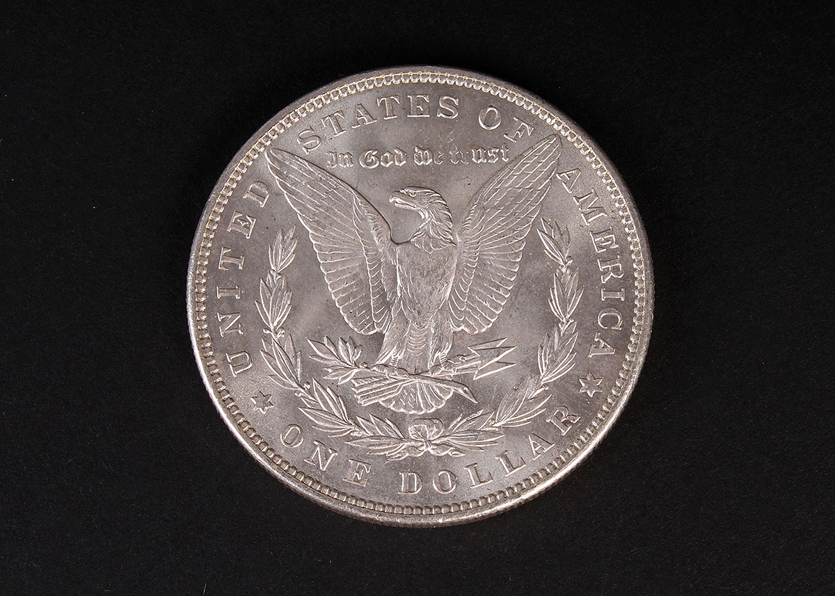 Three Morgan Silver Dollars