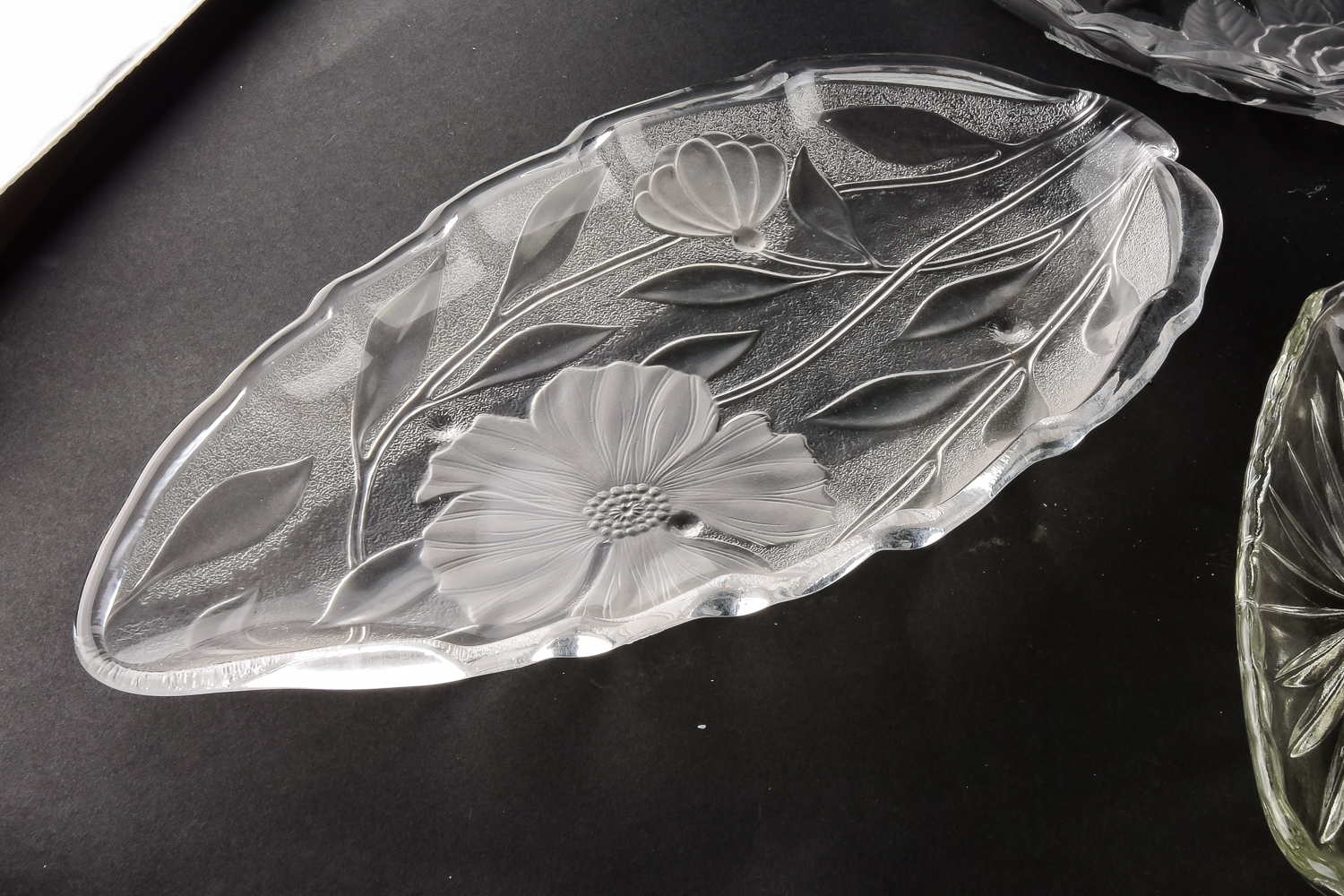 Assortment of Pressed Glass Items