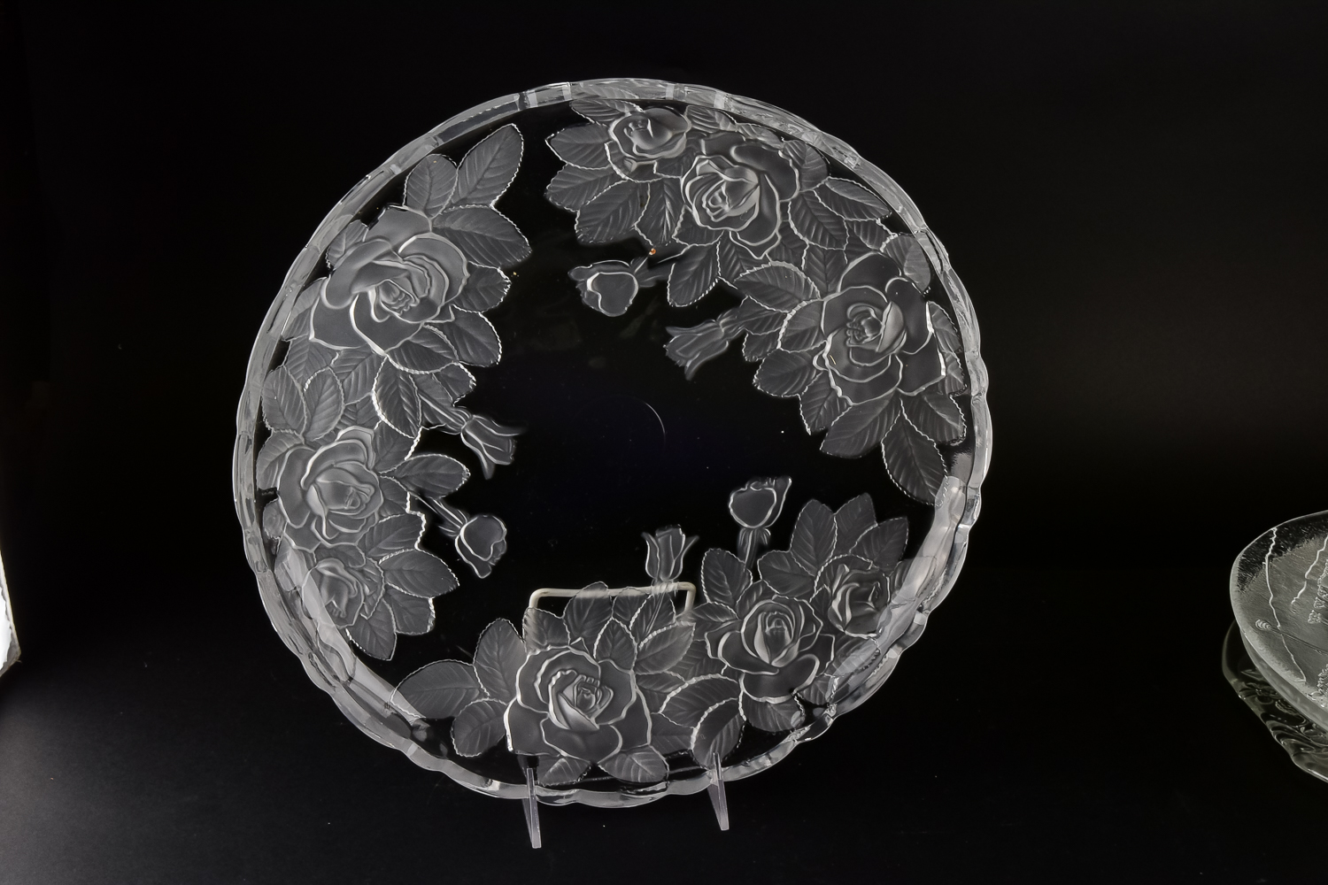 Assortment of Pressed Glass Items