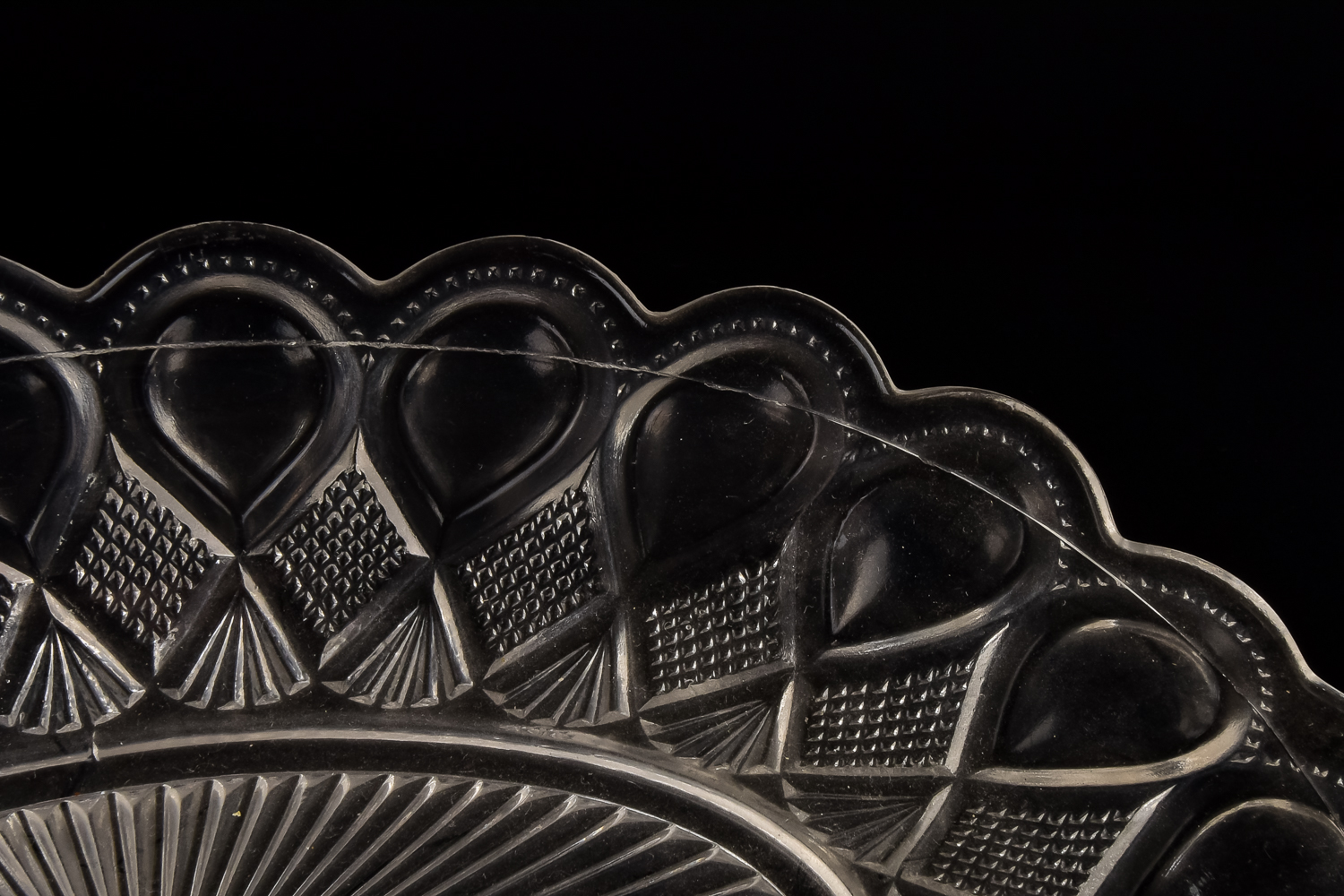 Assortment of Pressed Glass Items