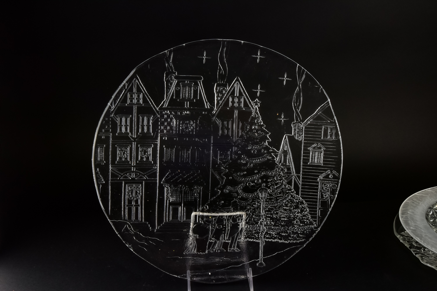 Assortment of Pressed Glass Items