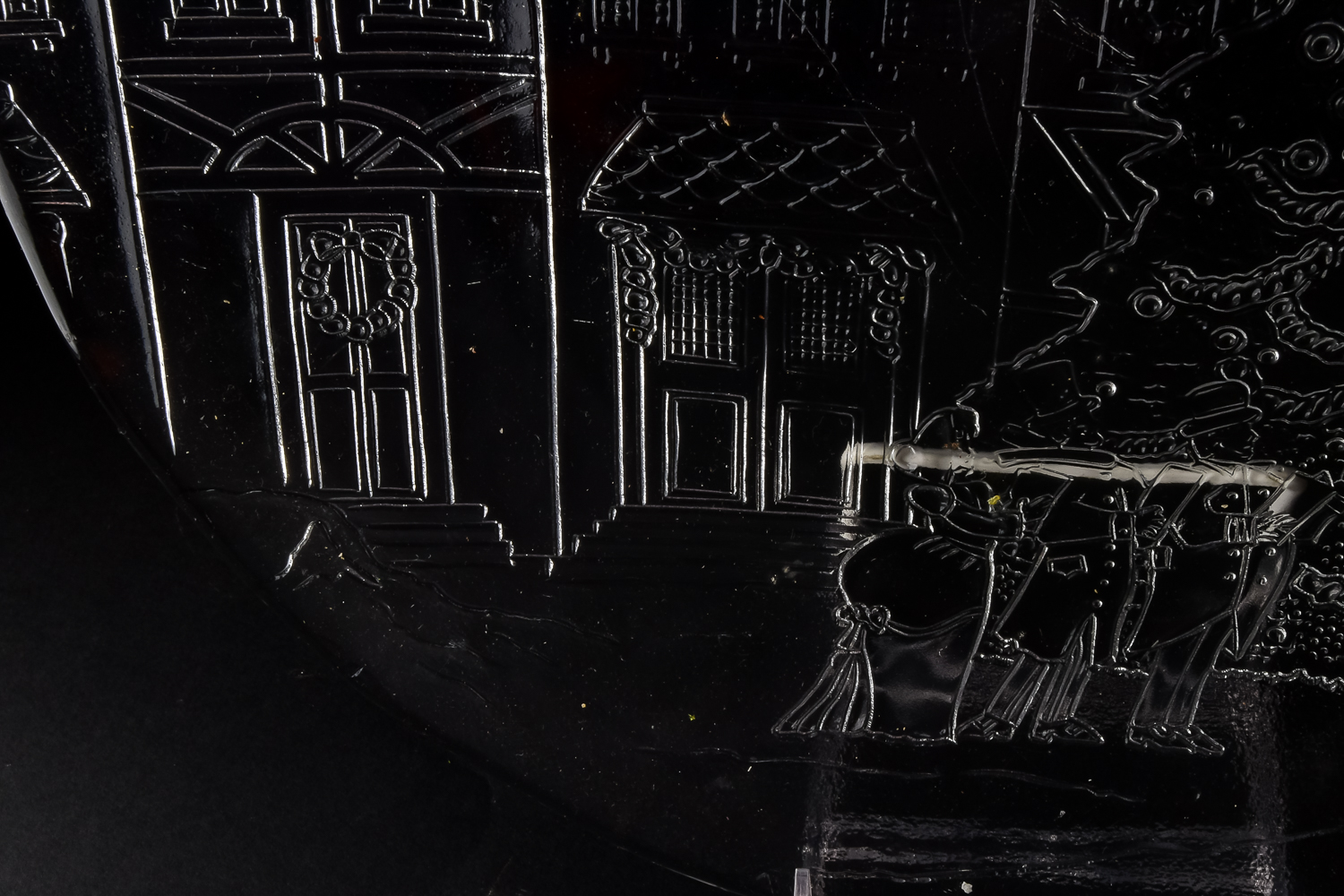 Assortment of Pressed Glass Items