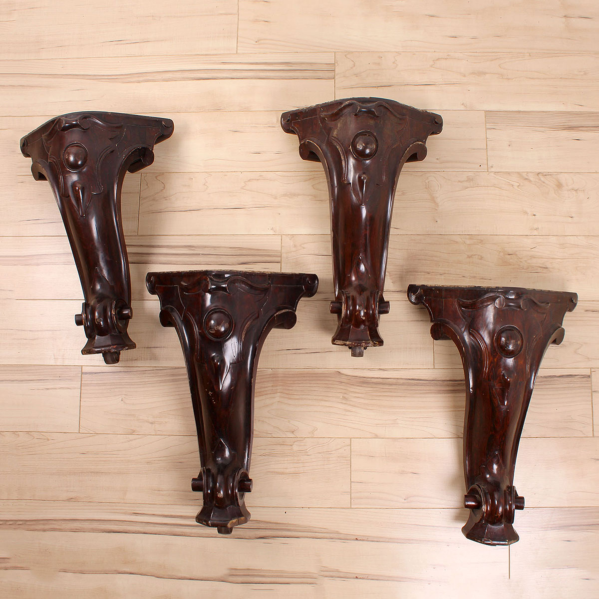 Mahogany Piano Legs