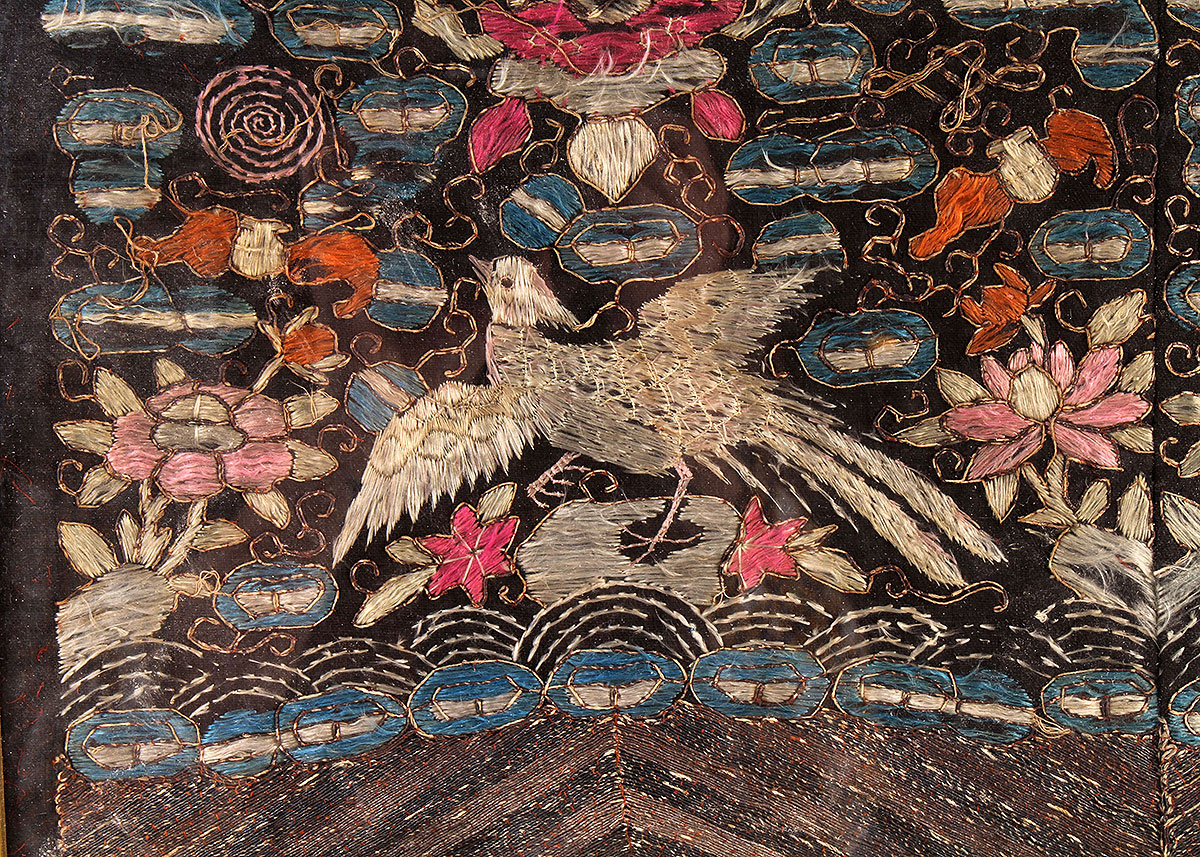 Framed Handstitched Art Piece