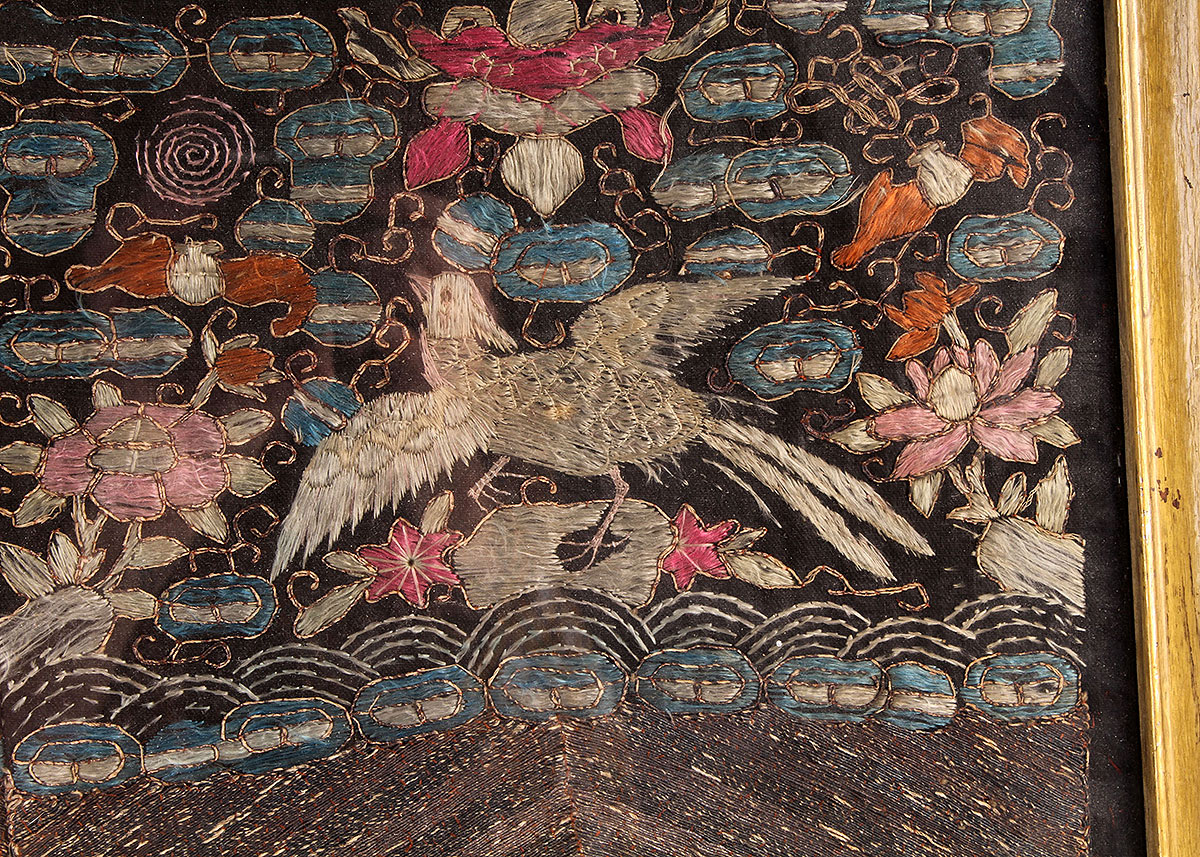 Framed Handstitched Art Piece