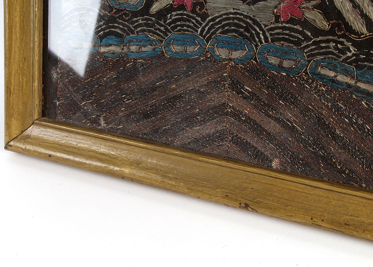 Framed Handstitched Art Piece