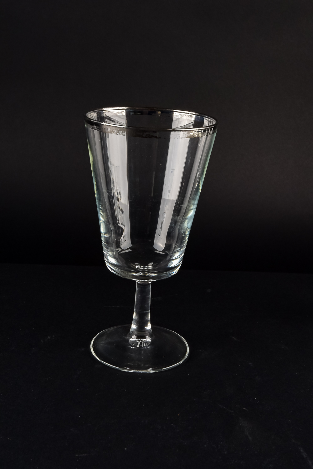 Silver Rimmed Barware