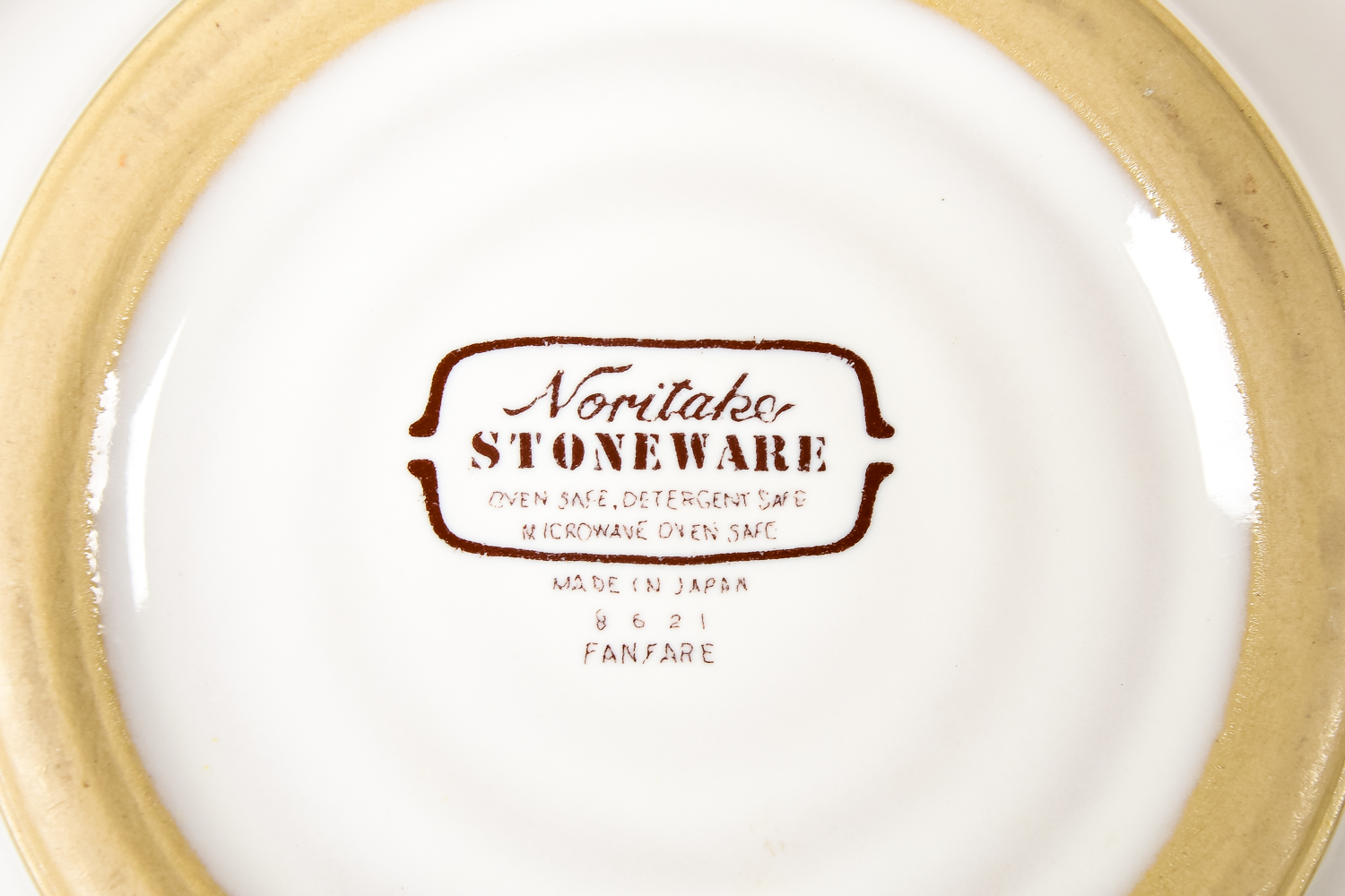 Brown and Cream Noritake Stoneware Dishes