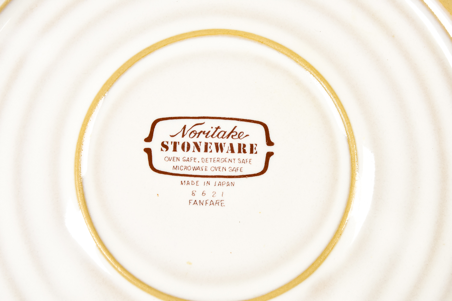 Brown and Cream Noritake Stoneware Dishes