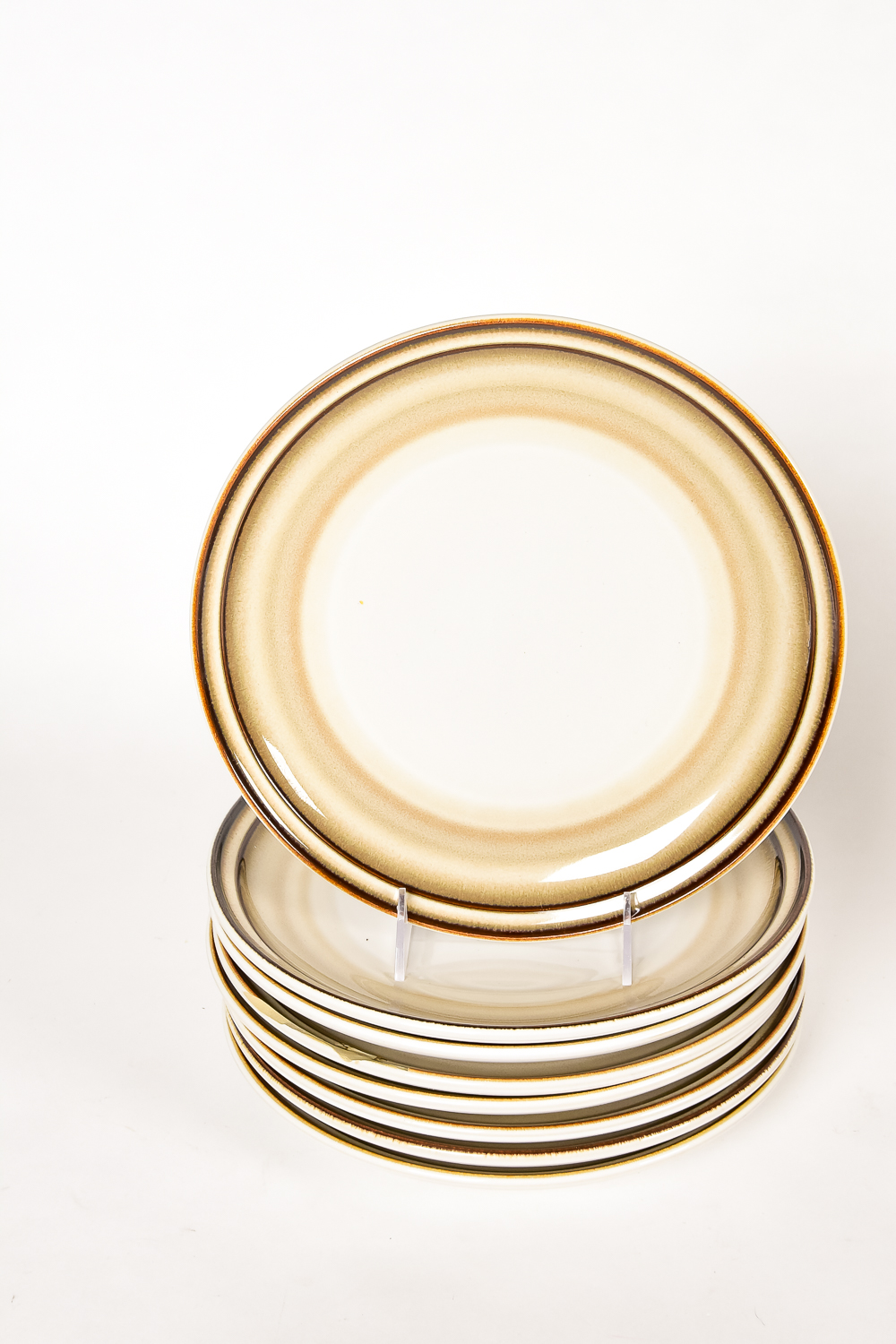 Brown and Cream Noritake Stoneware Dishes