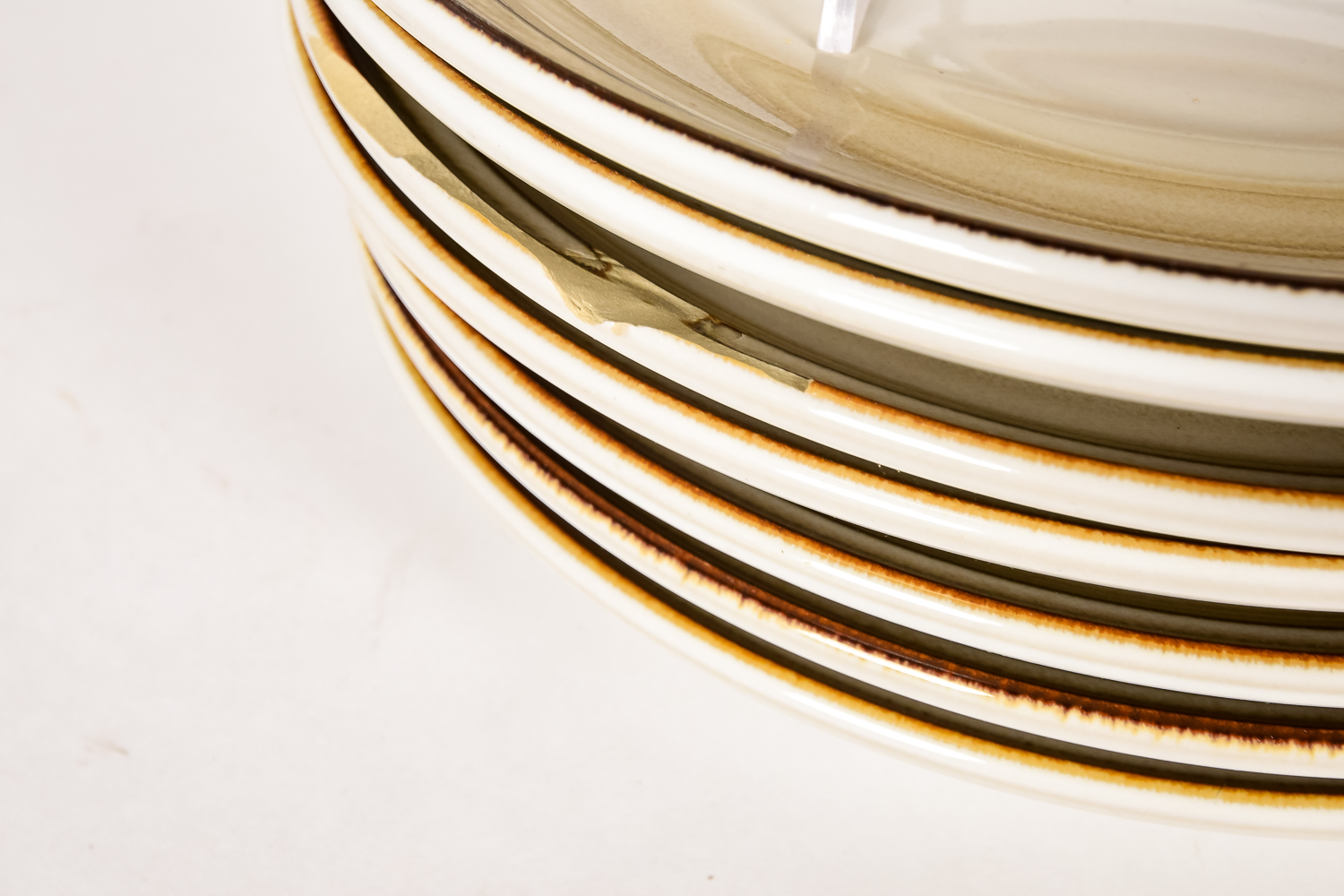Brown and Cream Noritake Stoneware Dishes