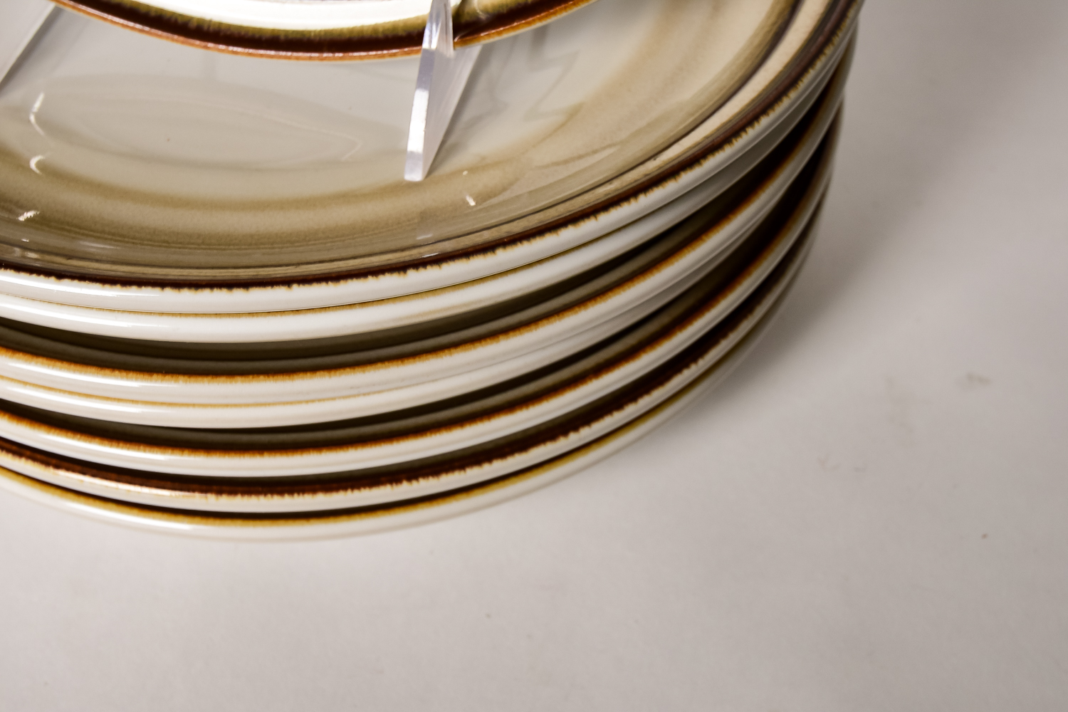 Brown and Cream Noritake Stoneware Dishes