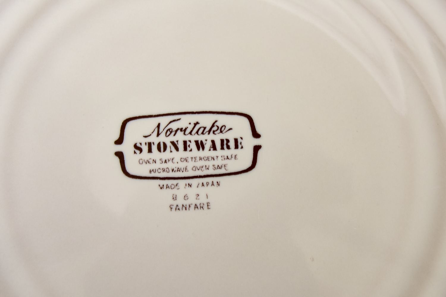 Brown and Cream Noritake Stoneware Dishes