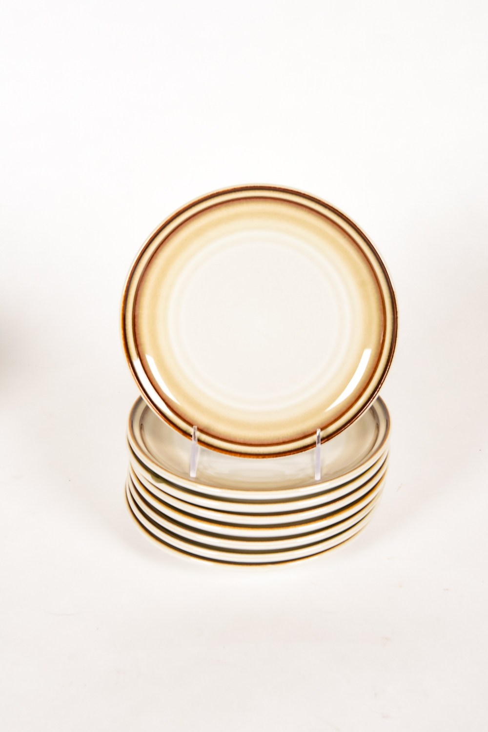 Brown and Cream Noritake Stoneware Dishes