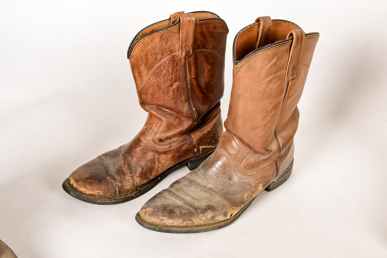 Four Pairs of Men's Western Style Boots