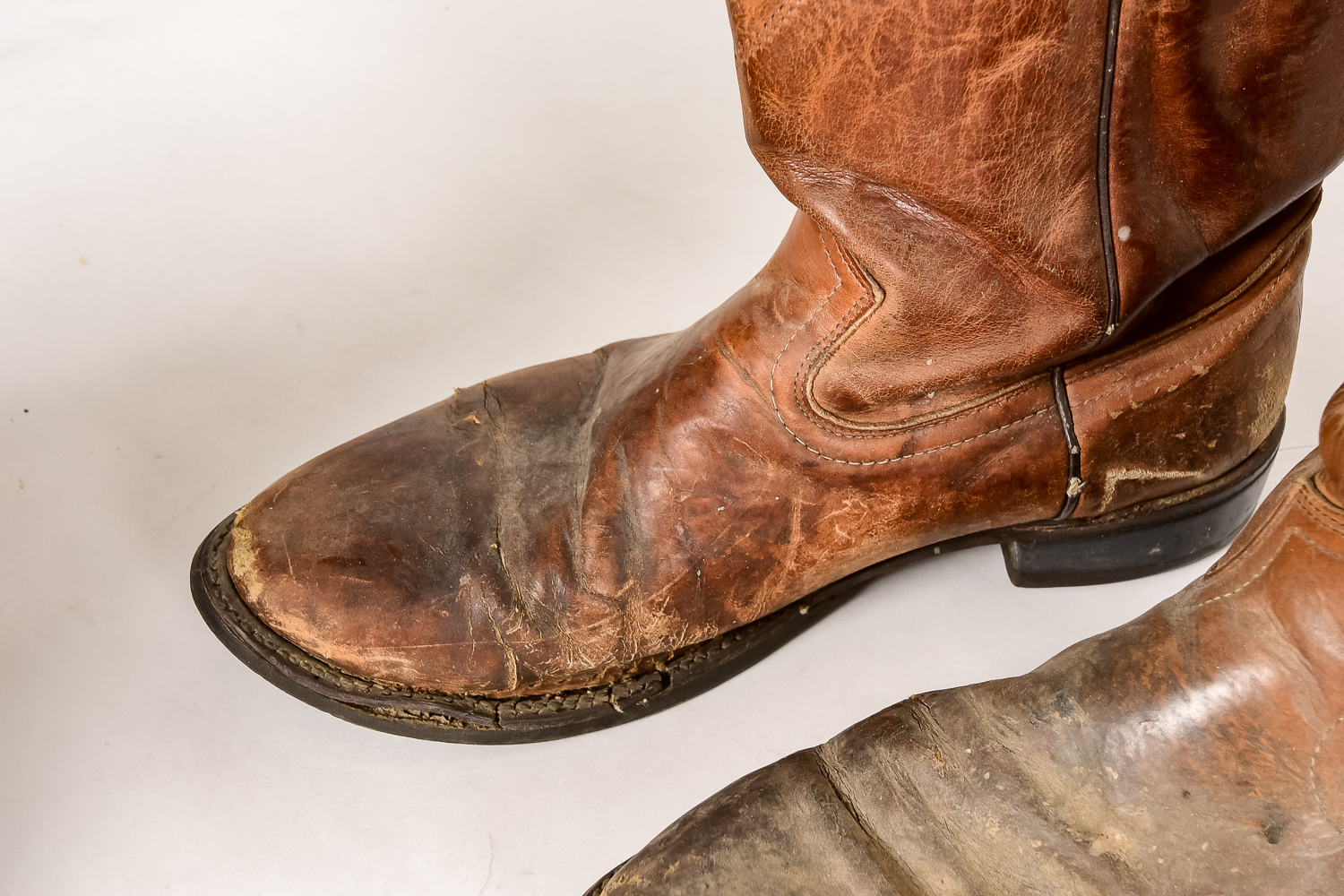 Four Pairs of Men's Western Style Boots