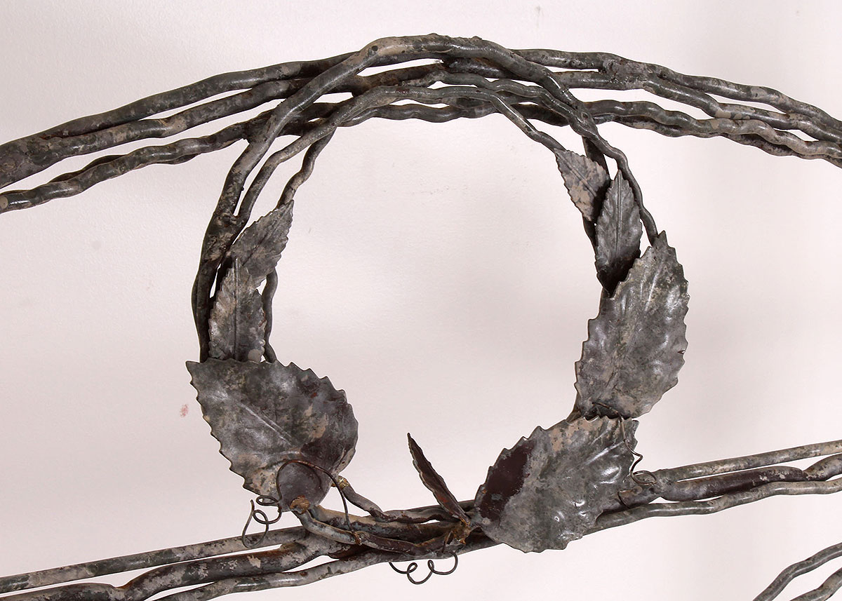 Custom Handcrafted Iron Canopy Queen Bed