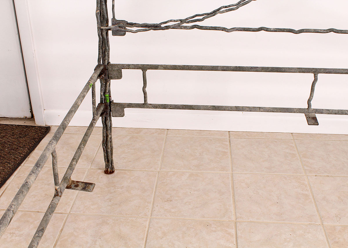 Custom Handcrafted Iron Canopy Queen Bed