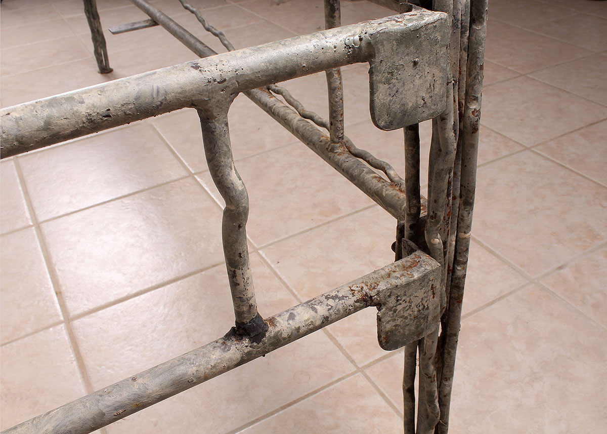 Custom Handcrafted Iron Canopy Queen Bed