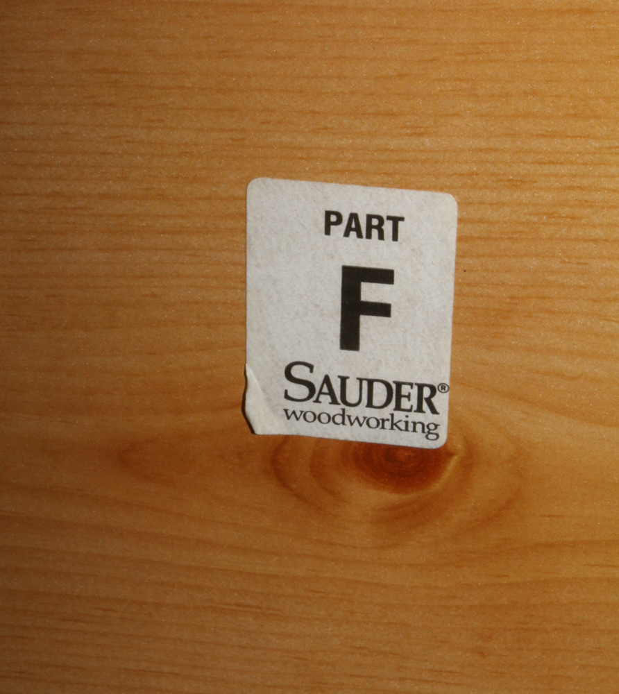 Blonde Oak Finish Cabinet