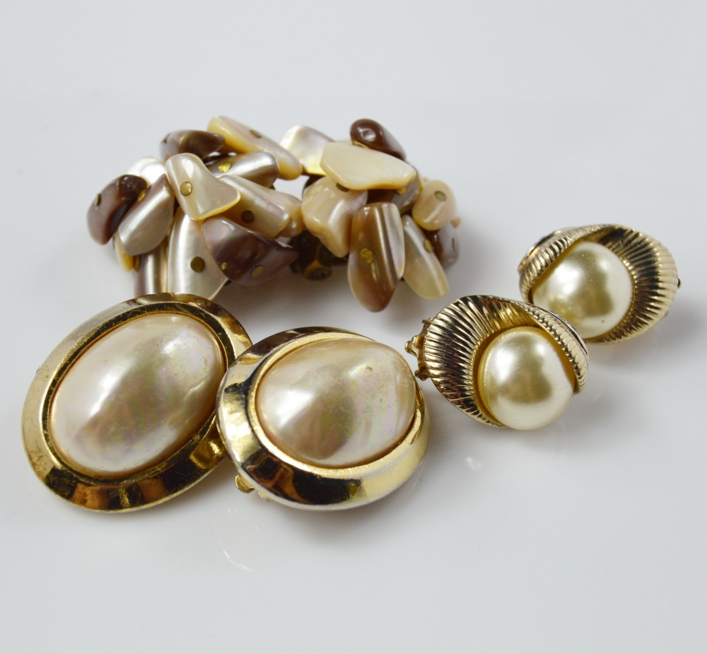 Vintage Clip Back Earrings