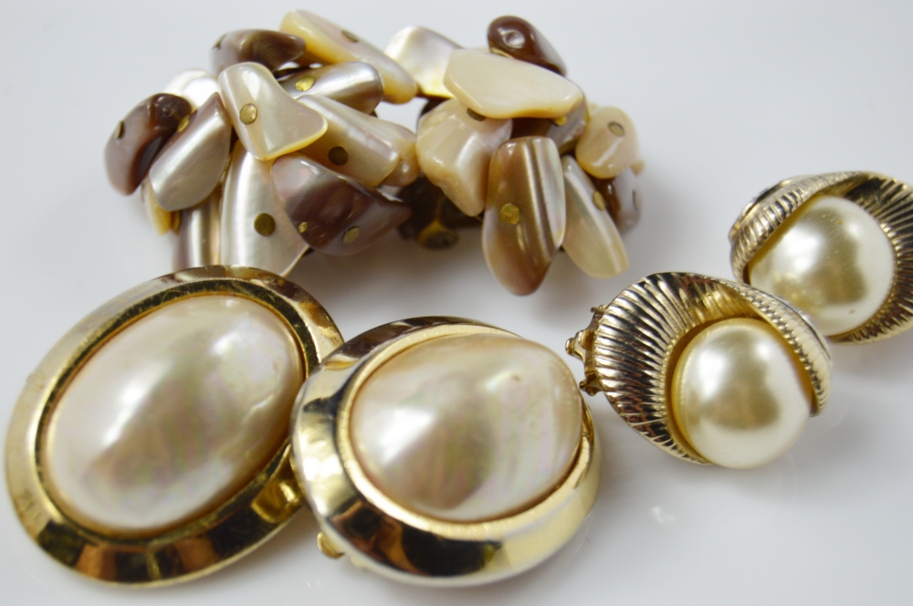 Vintage Clip Back Earrings