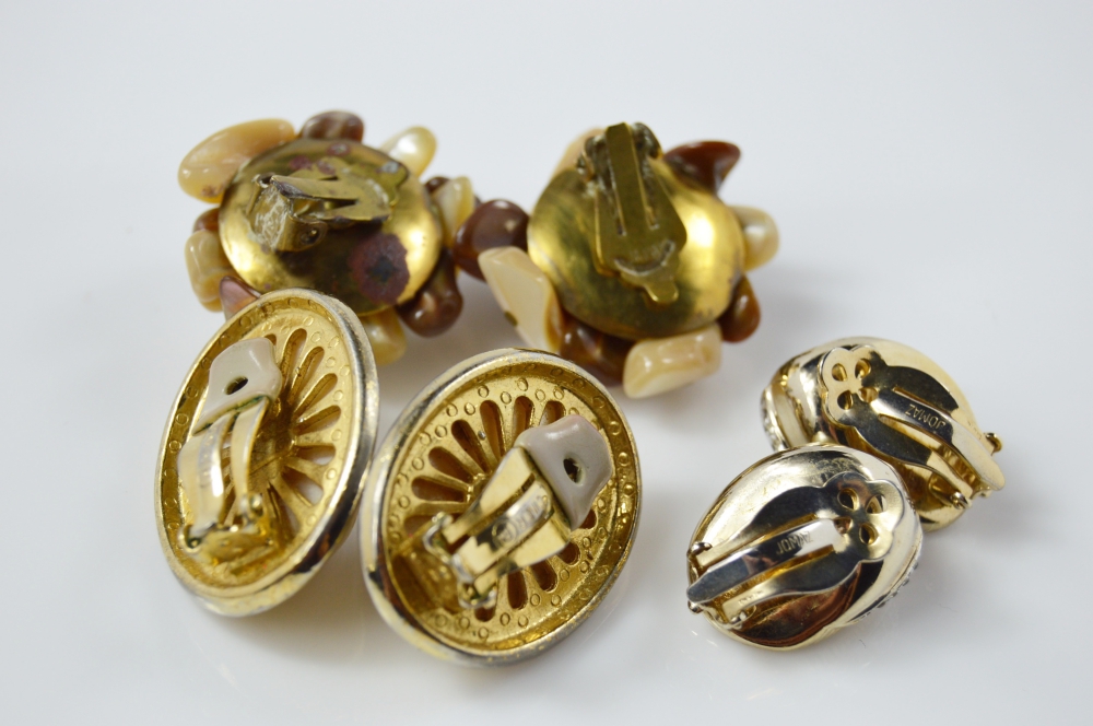 Vintage Clip Back Earrings