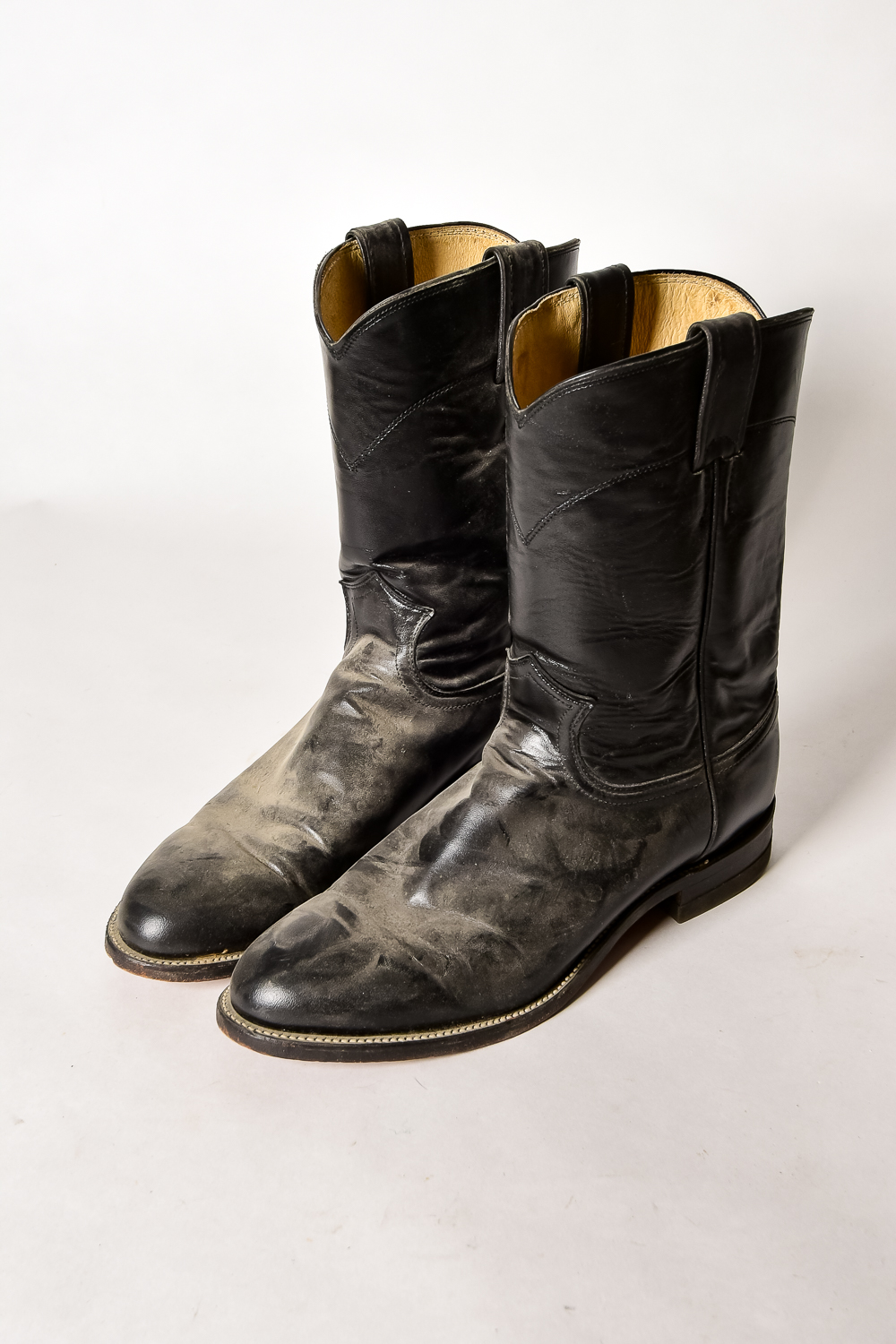 Two Pairs of Black Boots