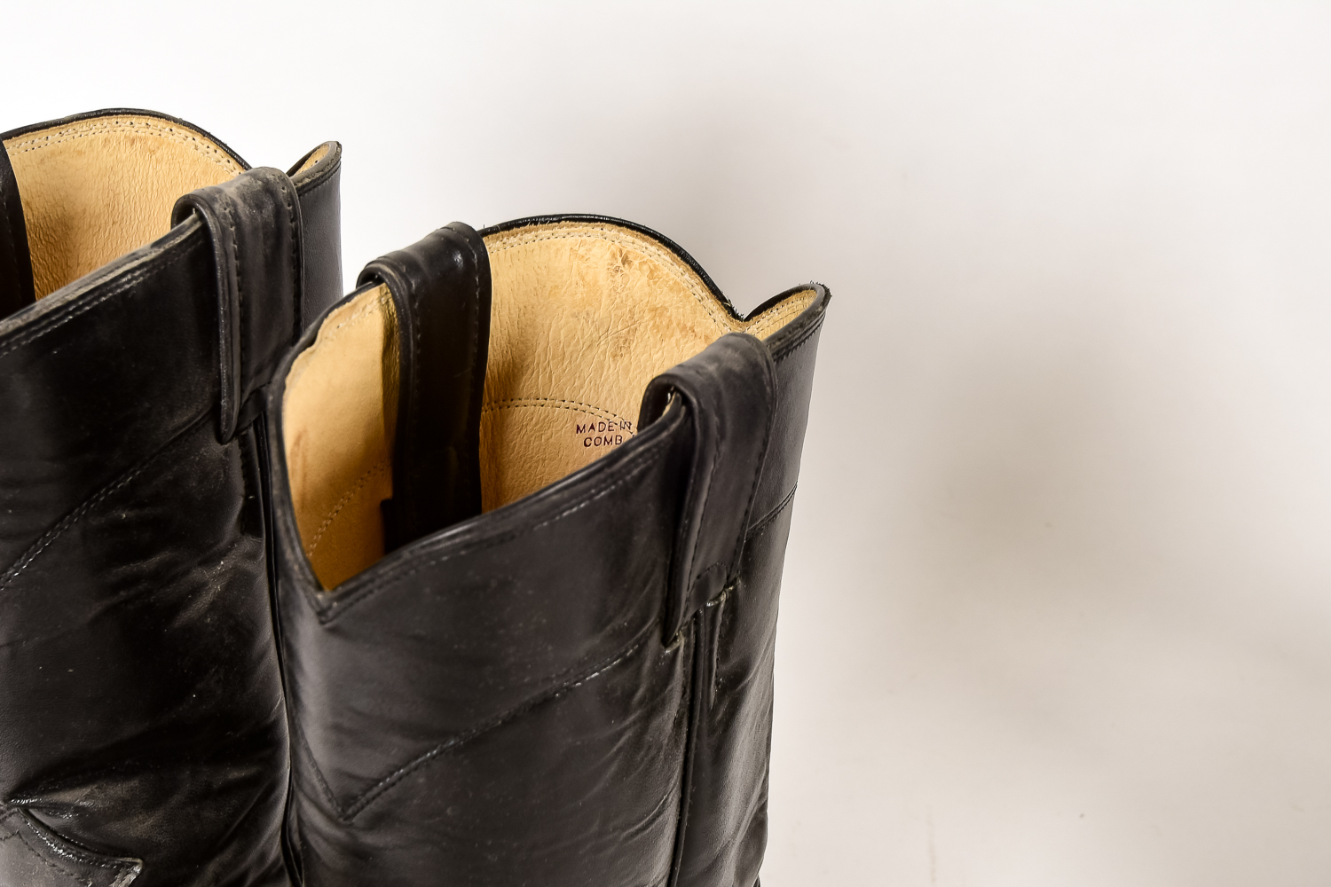 Two Pairs of Black Boots