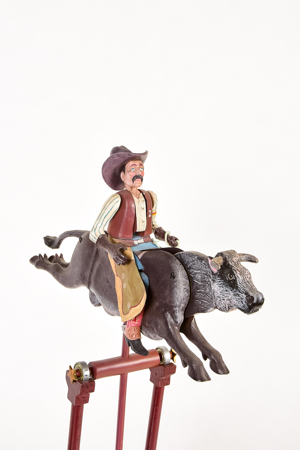 Kinetic Cowboy Sculpture