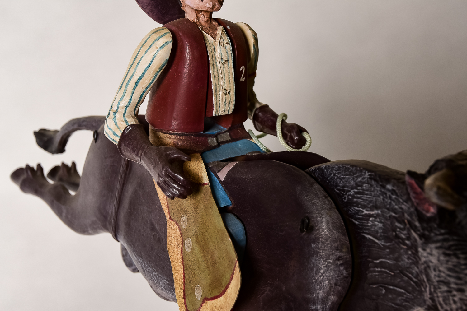 Kinetic Cowboy Sculpture