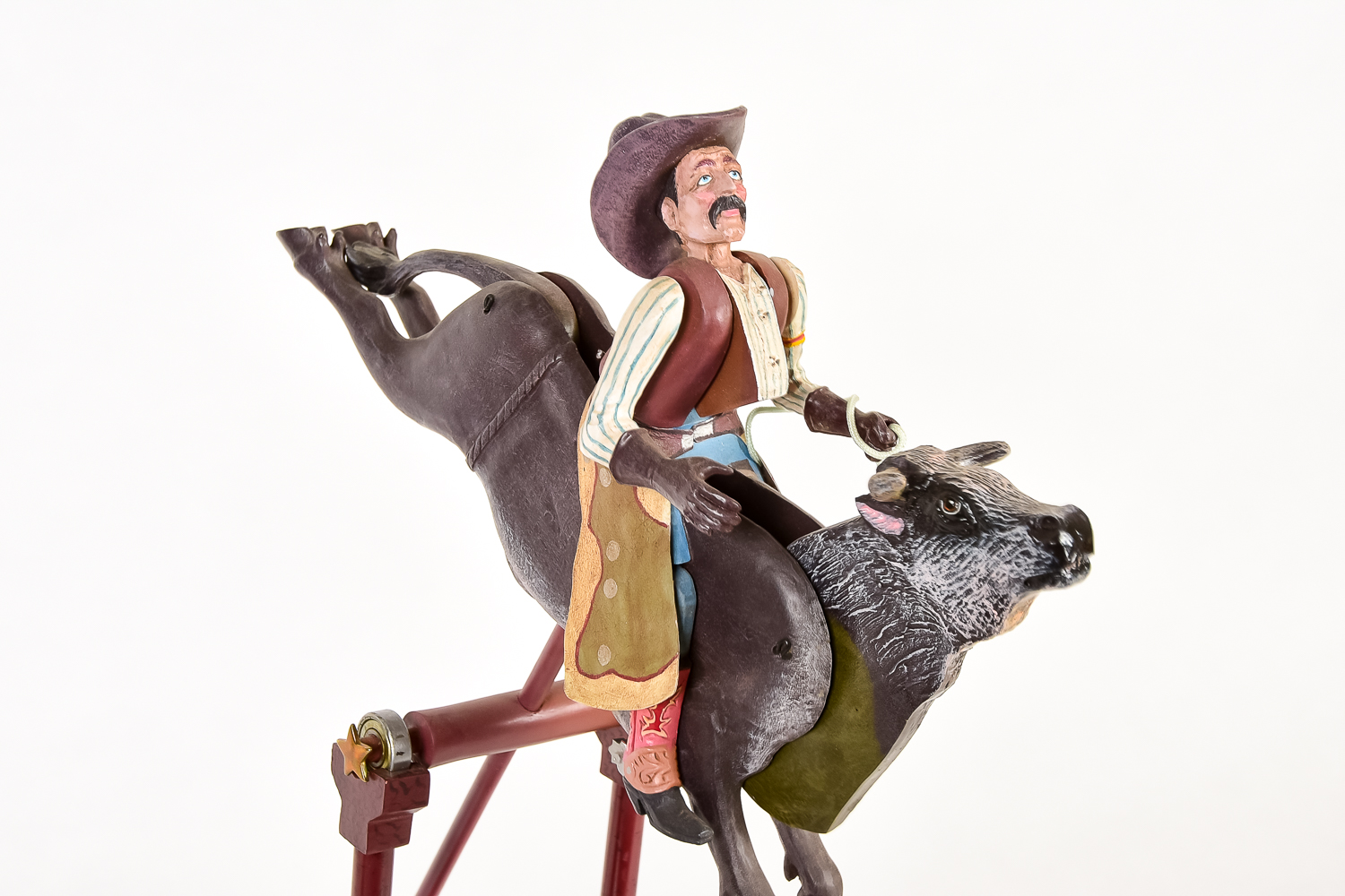 Kinetic Cowboy Sculpture