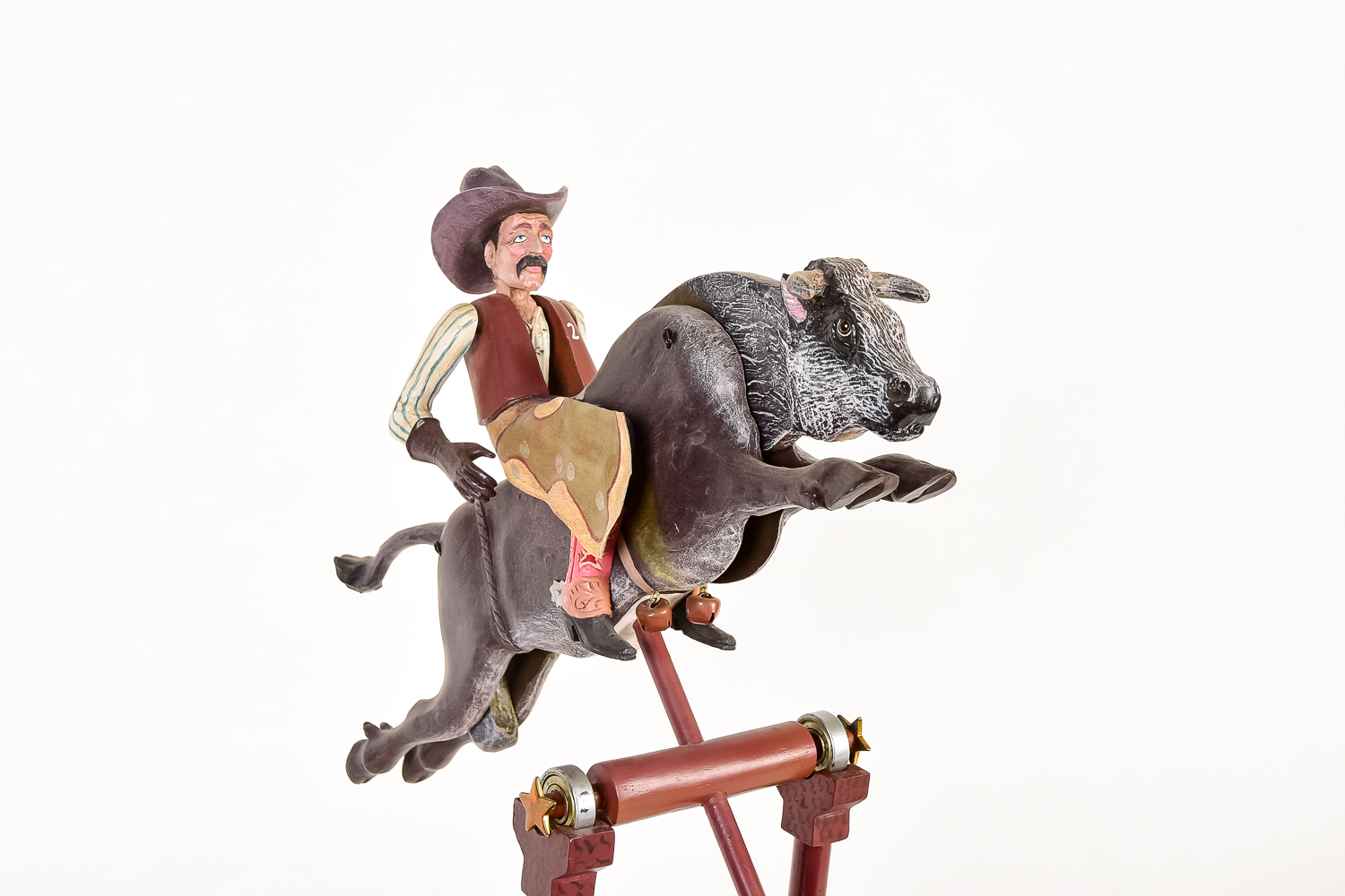 Kinetic Cowboy Sculpture