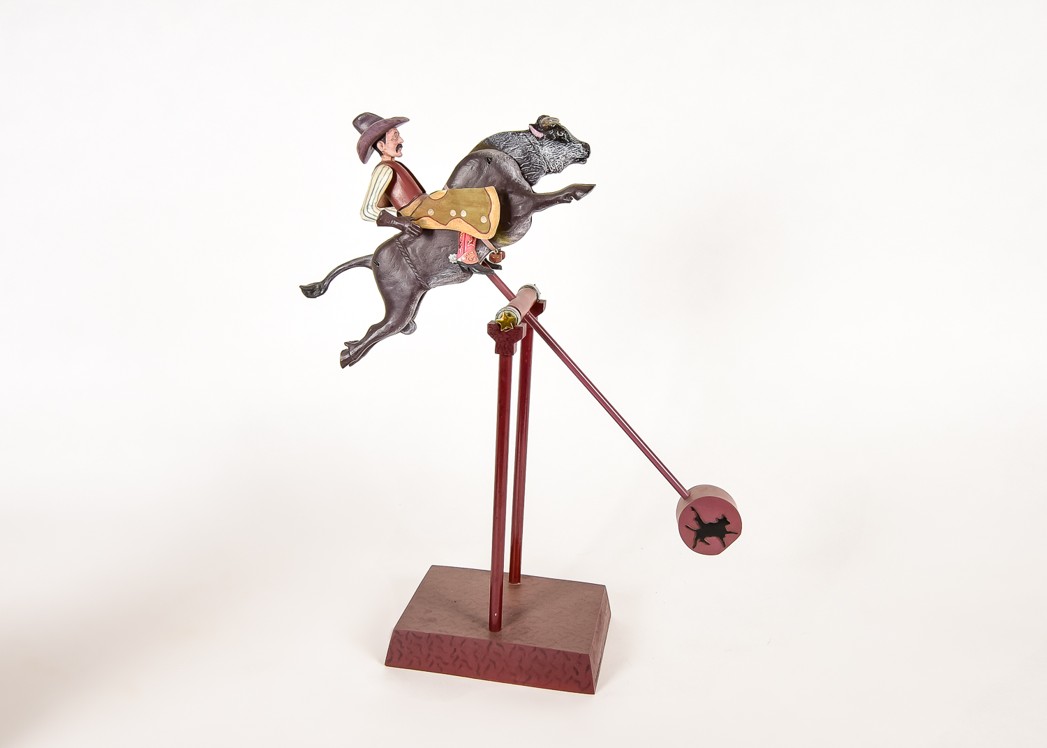 Kinetic Cowboy Sculpture