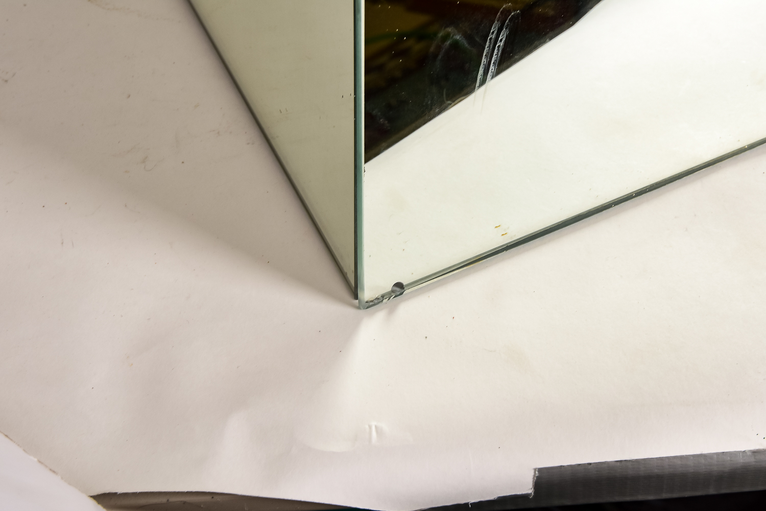 Mirrored Obelisk Pedestal