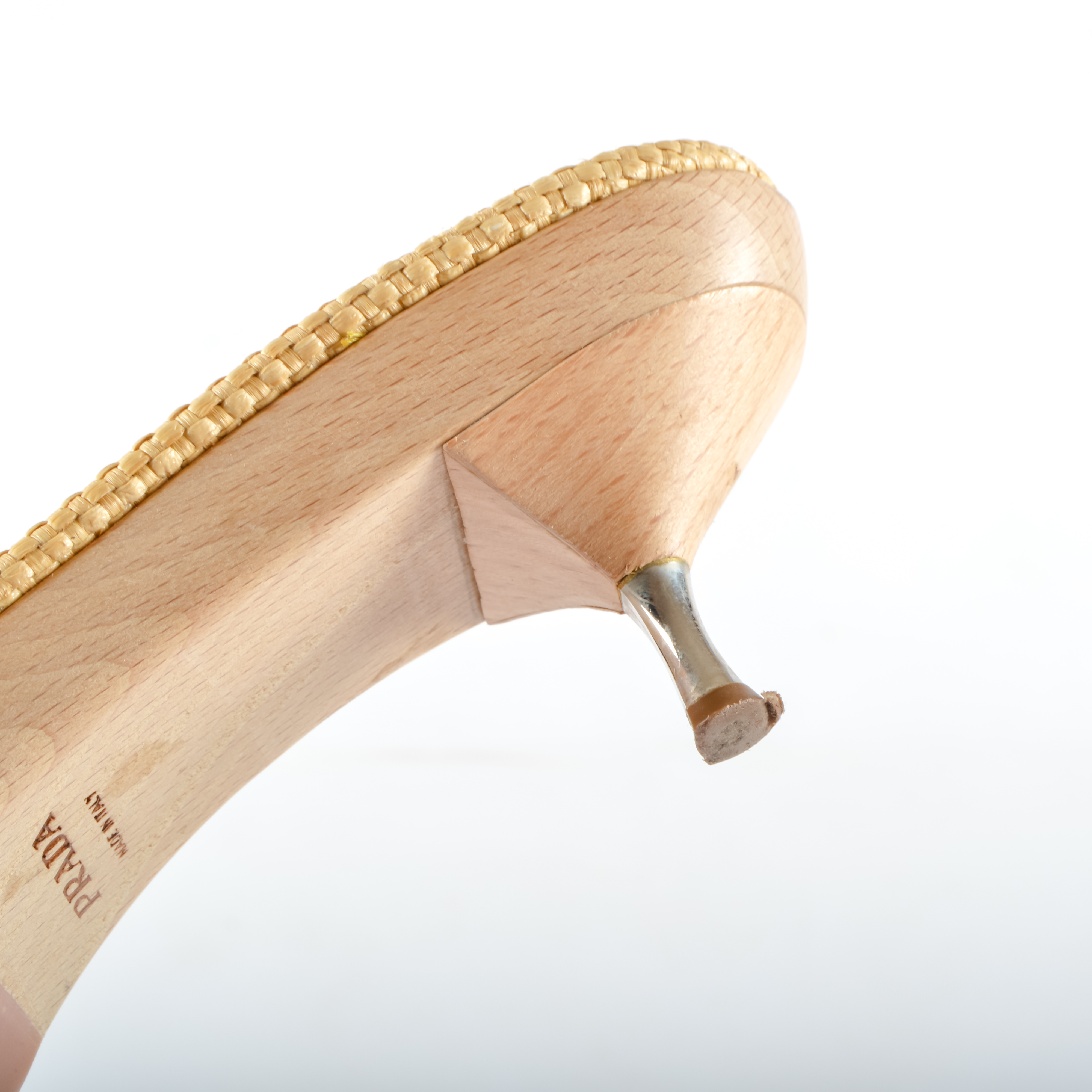 Prada Sandals with a Wooden Sole