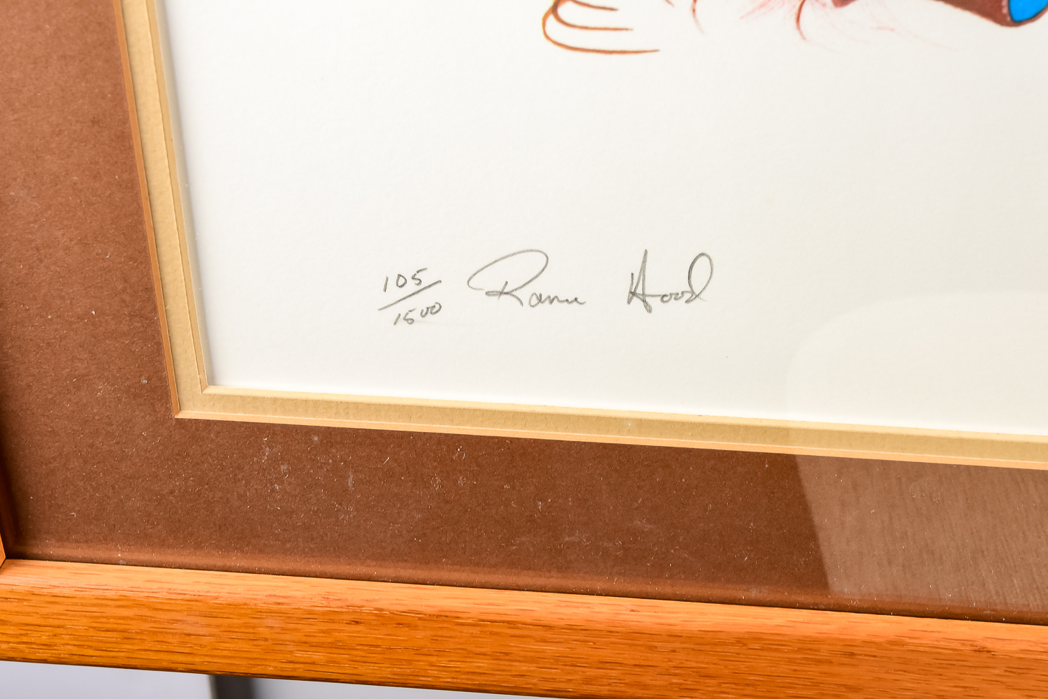 Two Signed Lithographs by Indian Artist Rance Hood