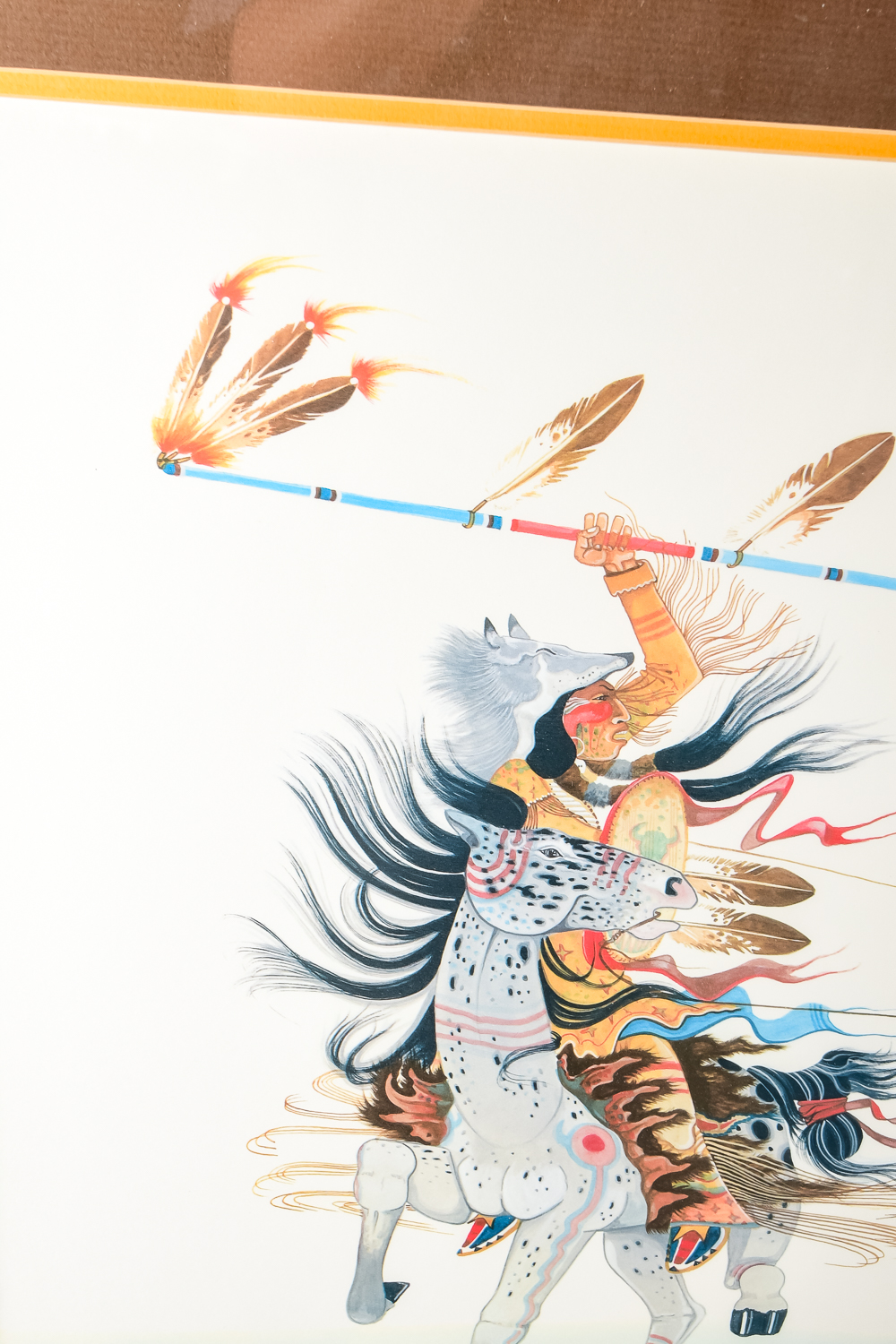 Two Signed Lithographs by Indian Artist Rance Hood