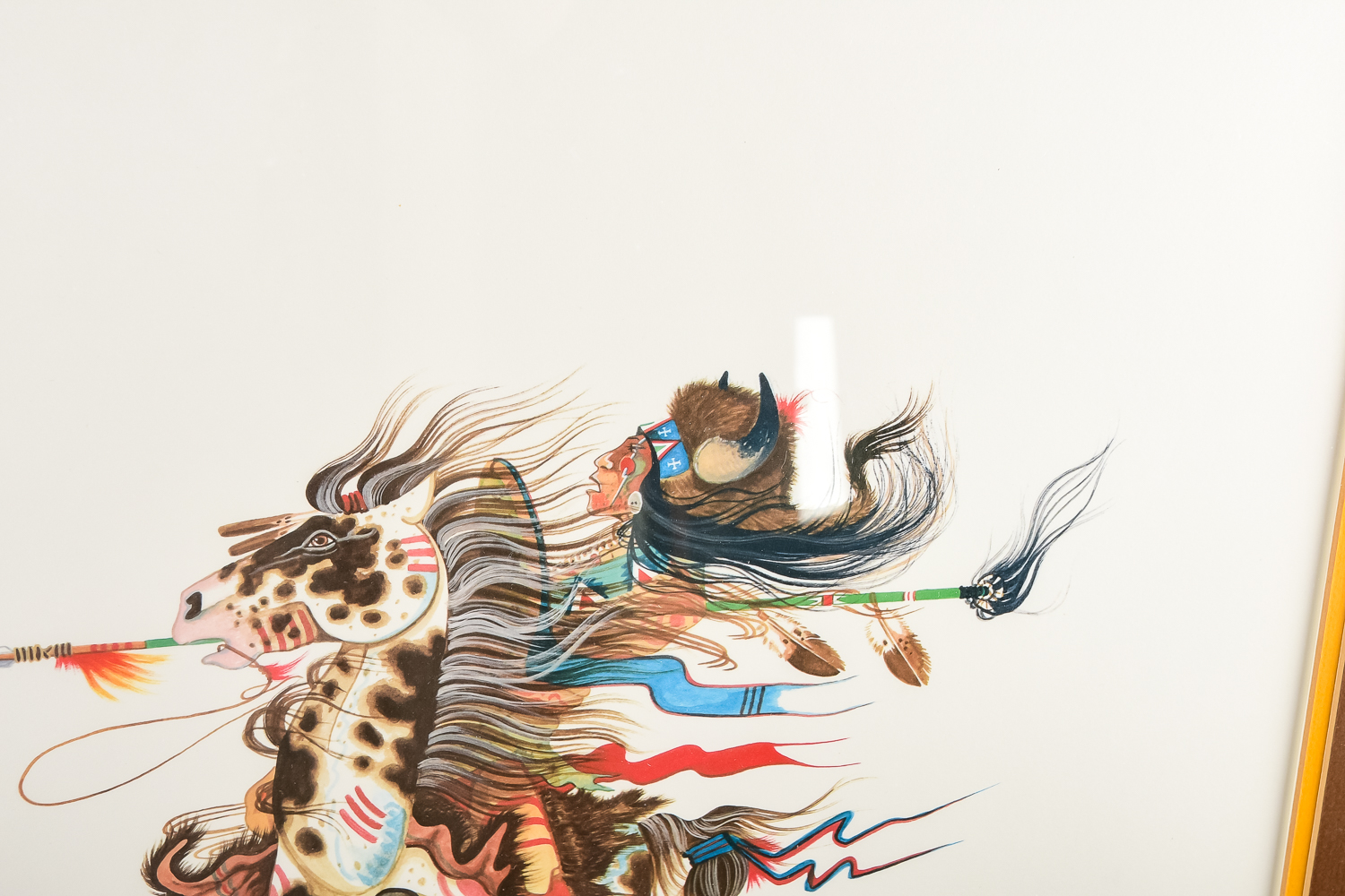 Two Signed Lithographs by Indian Artist Rance Hood