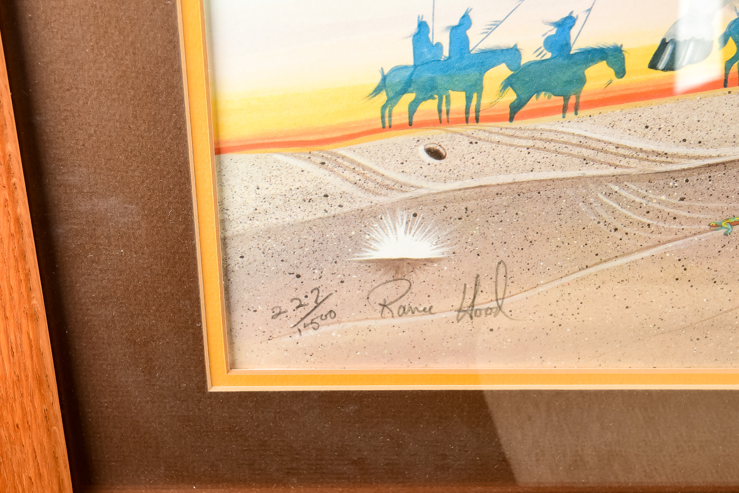 Two Signed Lithographs by Indian Artist Rance Hood