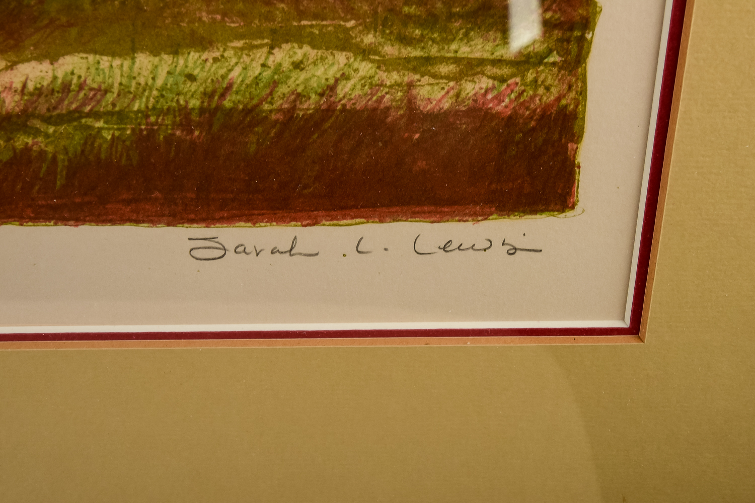 Limited Edition Sarah L. Lewis Lithograph