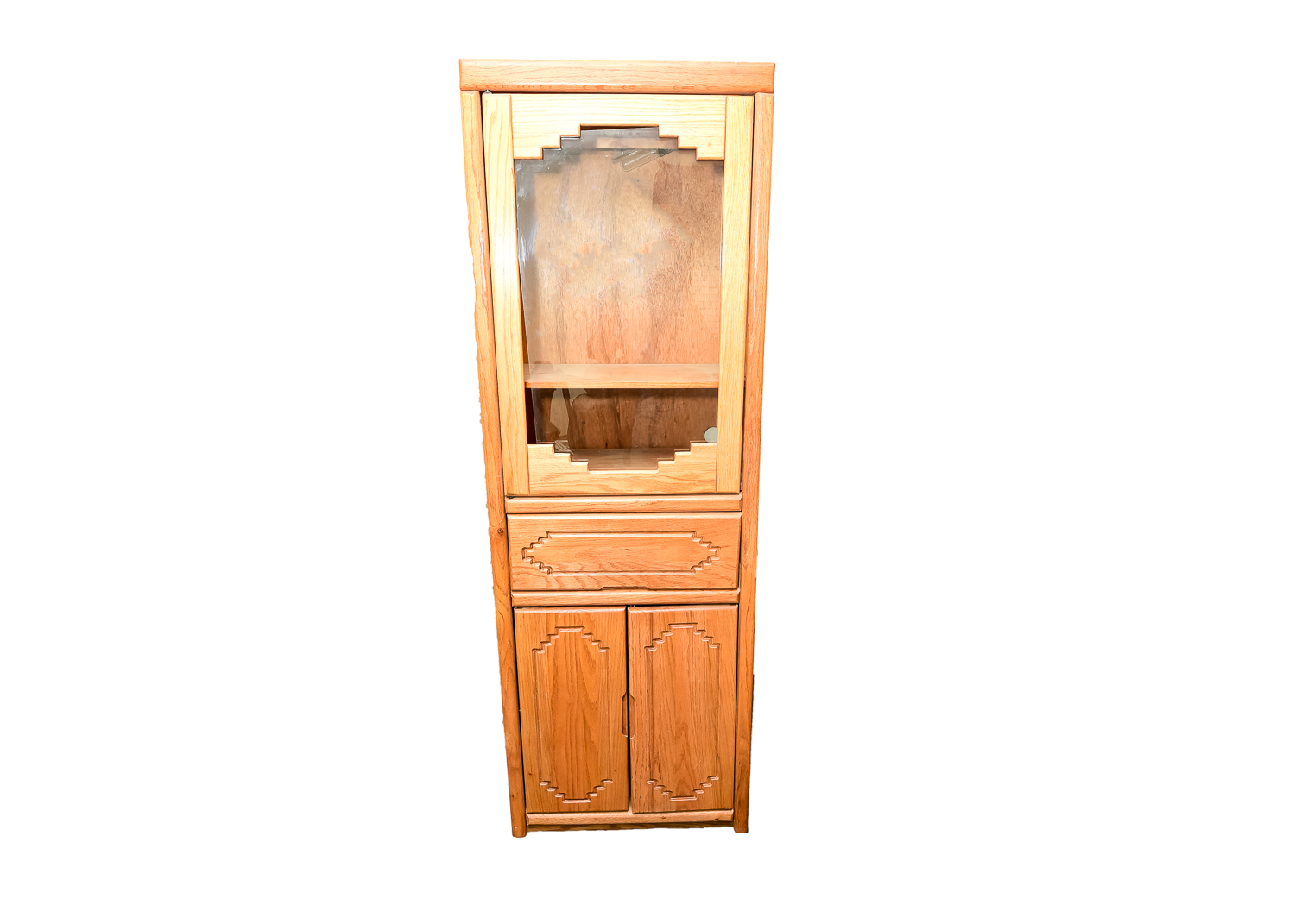 Oak Display Cabinet